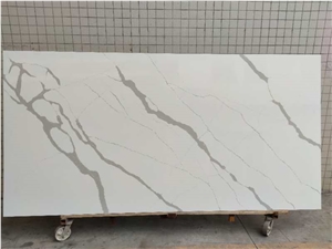 New White Calacatta Quartz Stone Slabs New White Calacatta Quartz Stone Slabs