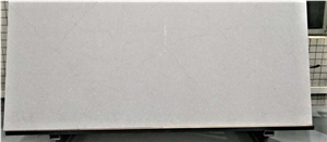 Off-White Calacatta Quartz Stone Slab