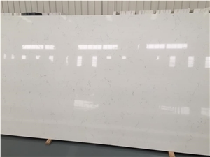 Pure White Quartz for Countertops
