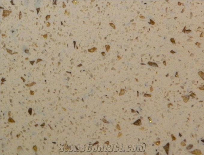 Yellow Gold Quartz Stone Slabs
