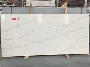 Zd-9507 Carrara White Quartz Stone Slabs