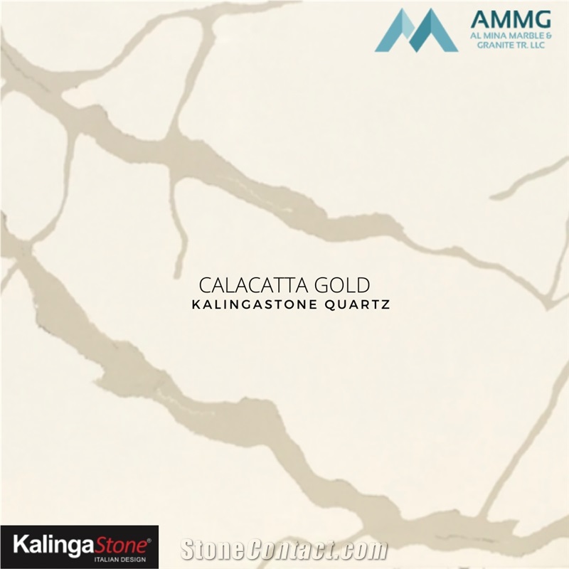 Kalingastone Quartz Calacatta Gold