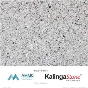Kalingastone Quartz Surface Saudi Bianco