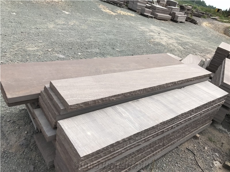 Brown Sandstone Step