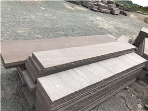 Brown Sandstone Step