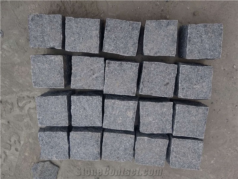G654sd Granite Paver, Cobble
