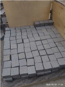 G654sd Granite Paver, Cobble