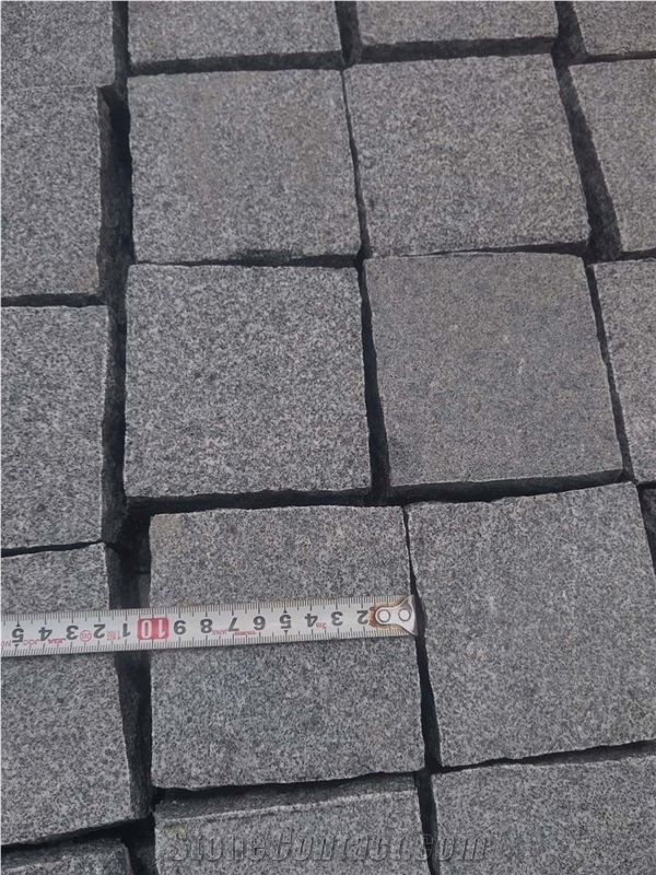 G654sd Granite Paver, Cobble