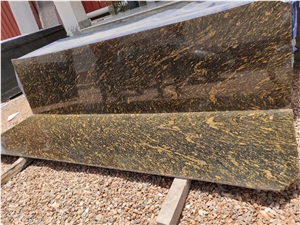 Black Gold Galaxy Granite Slabs