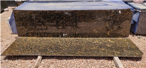 Black Gold Galaxy Granite Slabs