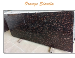 Orange Brown Granite Slabs