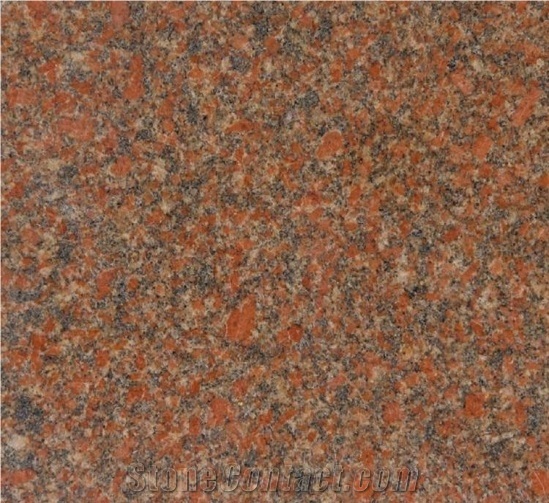 Red Zatoni Granite Slabs, Tiles