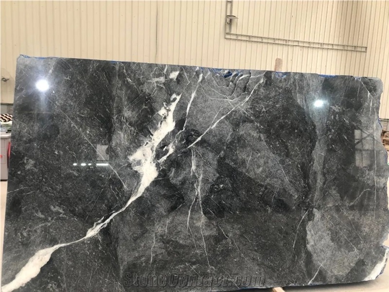 Aliveri Grey Marble Slabs from Greece