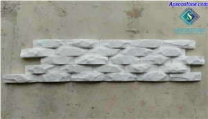 Attractive Waves White Marble Wall Panels