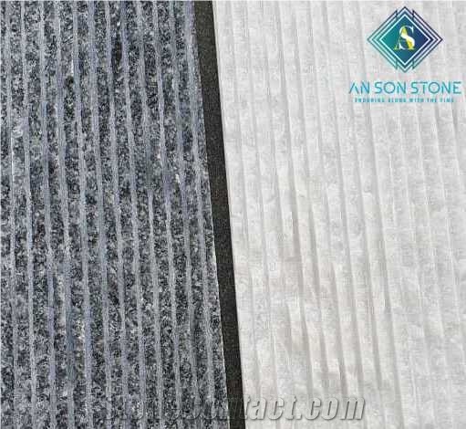 Cheap Grey & White Line Chiseled Wall Panel