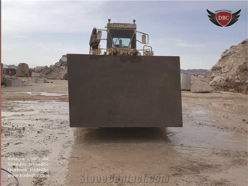 Pietra Brown Marble Block, Iran Brown Marble