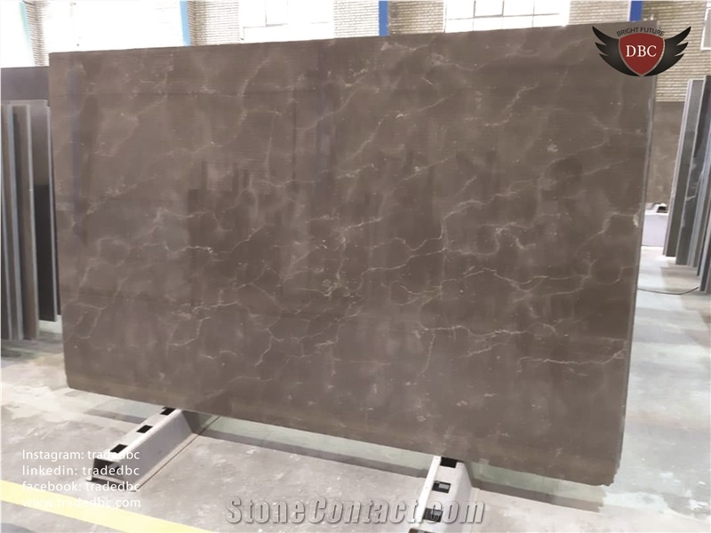 Pietra Brown Marble Block, Iran Brown Marble