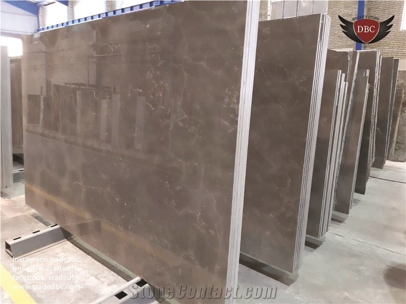Pietra Brown Marble Block, Iran Brown Marble