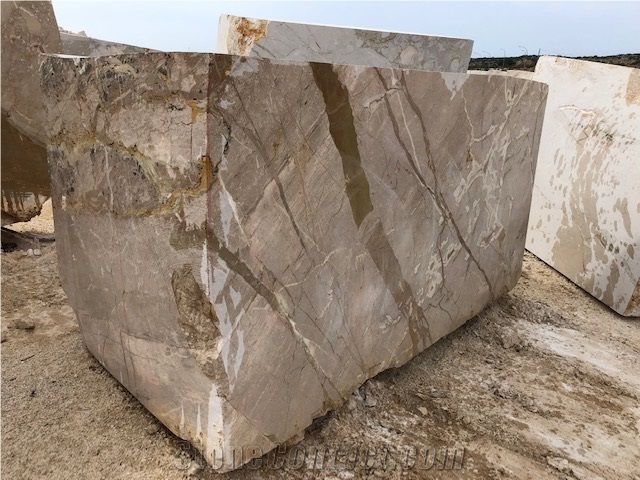 Breccia Champagne Marble Block