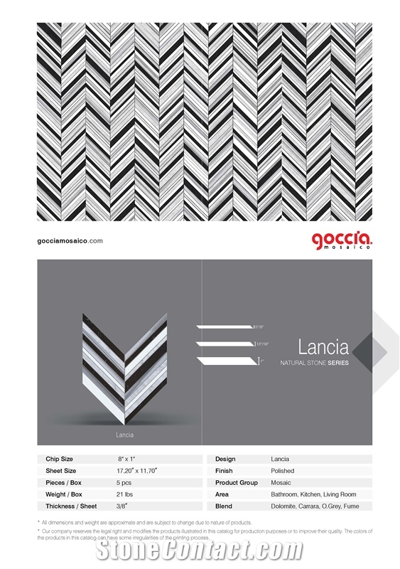 Lancia Mix Marble Mosaic