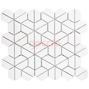 Mira Mosaic Bianco Dolomite Marble Mosaic