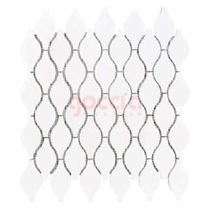 Miranda Mosaic Bianco Dolomite Marble Mosaic Miranda Mosaic Bianco Dolomite Marble Mosaic
