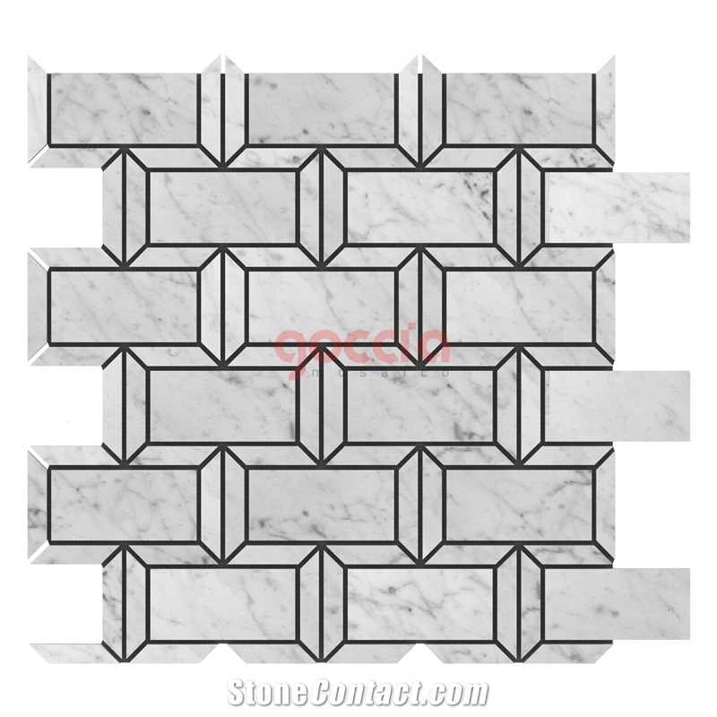 Ravello Mosaic Bianco Carrara Marble