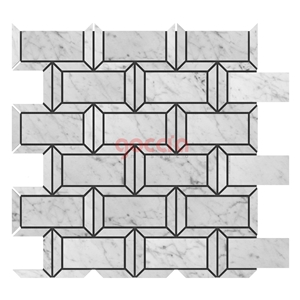 Ravello Mosaic Bianco Carrara Marble