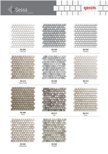 Sessa Mosaic Bianco Dolomite Marble Mosaic