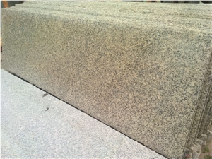 Crystal Yellow Granite Slabs, India Yellow Granite