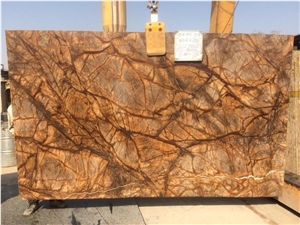 Rainforest Gold Marble Slabs