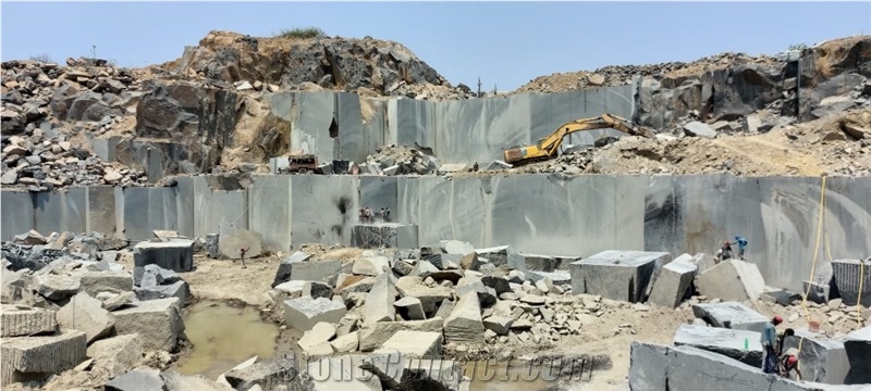 Guntur Black Granite Blocks, India Black Granite
