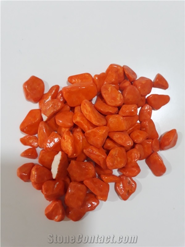 Coloured Dolomite Pebble Stone