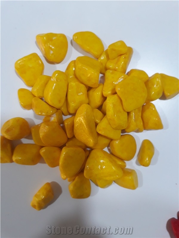 Coloured Dolomite Pebble Stone