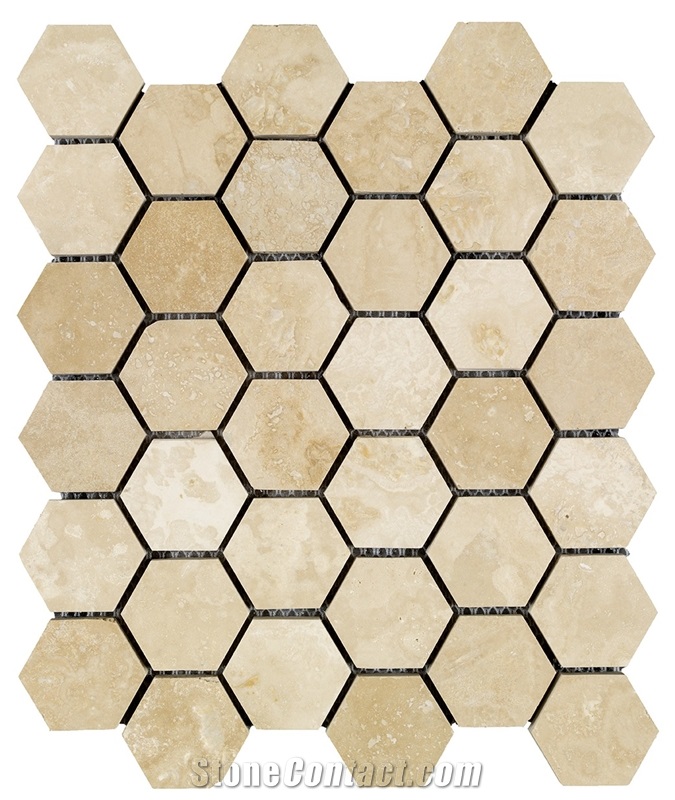 Marble Honeycomb Mosaic