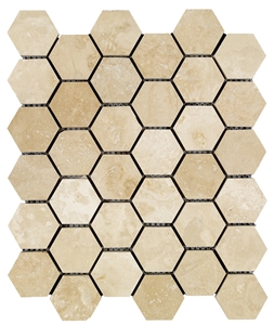 Marble Honeycomb Mosaic