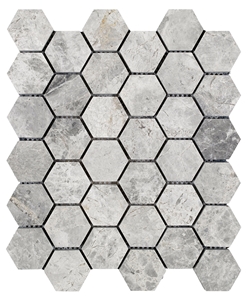 Marble Honeycomb Mosaic