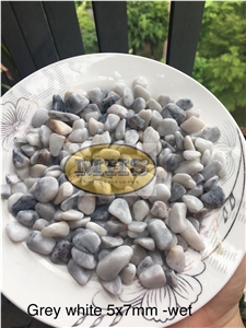 Grey White Tumbled Pebble Stone