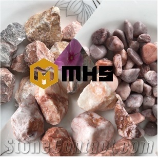Pink Tumbled Pebble Stone