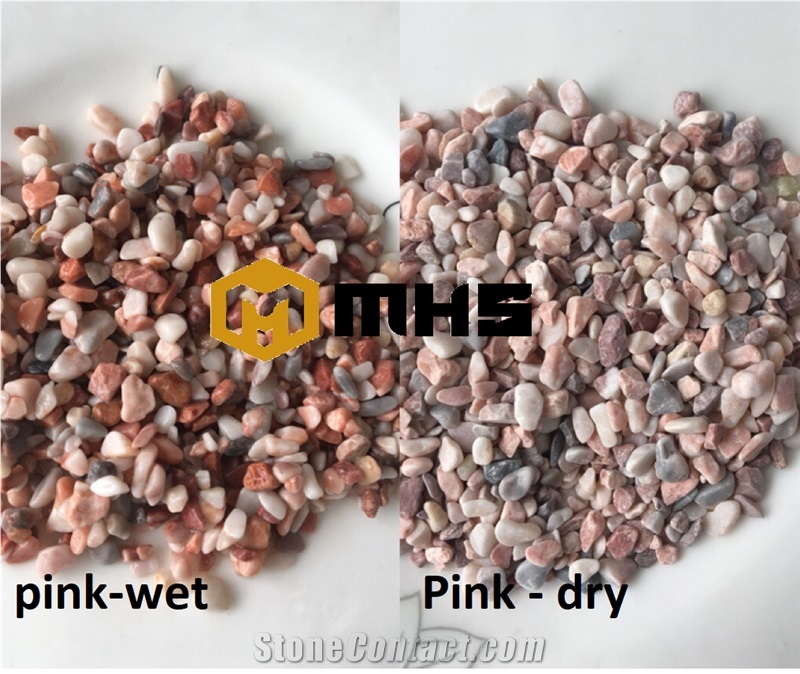 Pink Tumbled Pebble Stone