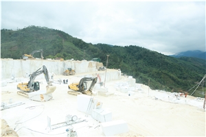 Pearl White Marble Blocks