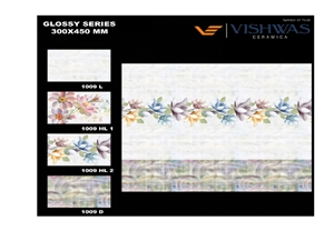 Glossy Ceramic Digital Wall Tile, Porcelaintile