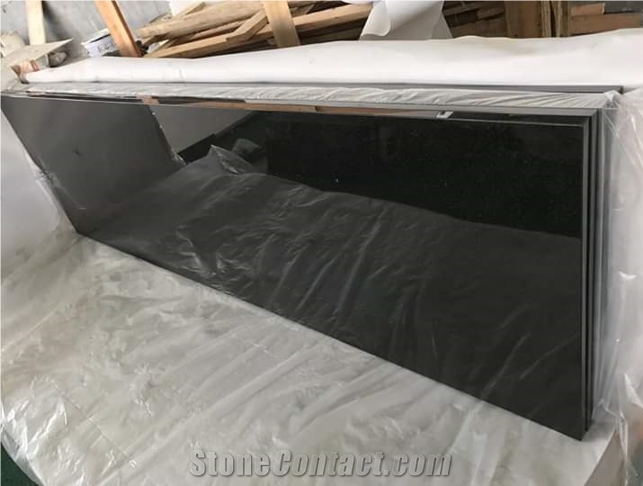 Absolute Black Granite Slabs & Tiles, India Black Granite
