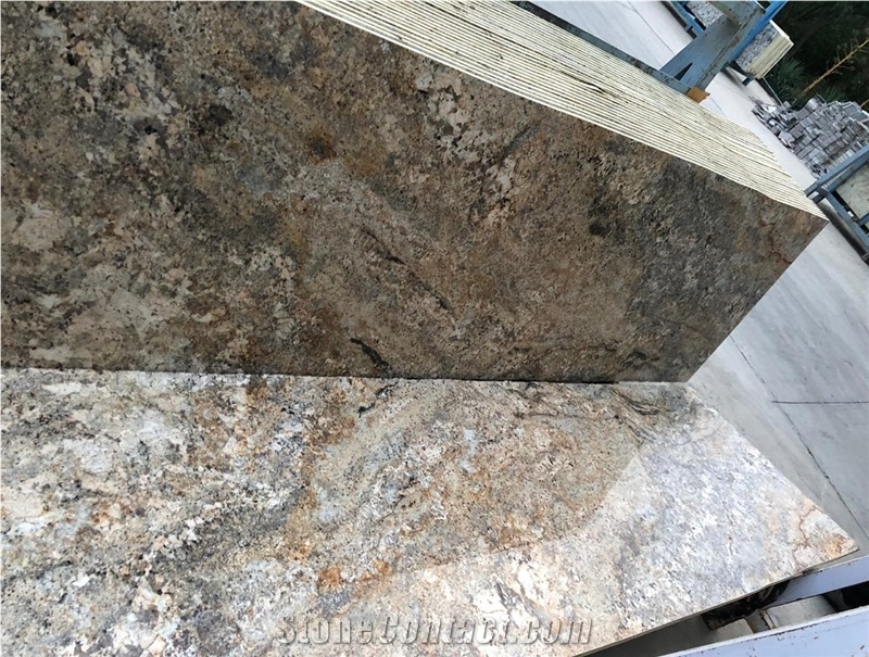 Alaska Gold Granite Slabs
