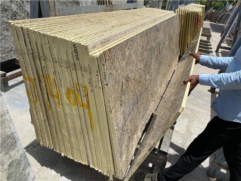 Alaska Gold Granite Slabs