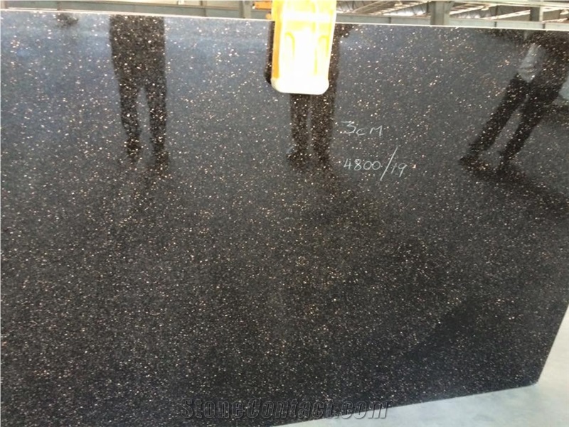 Black Galaxy Granite Slabs