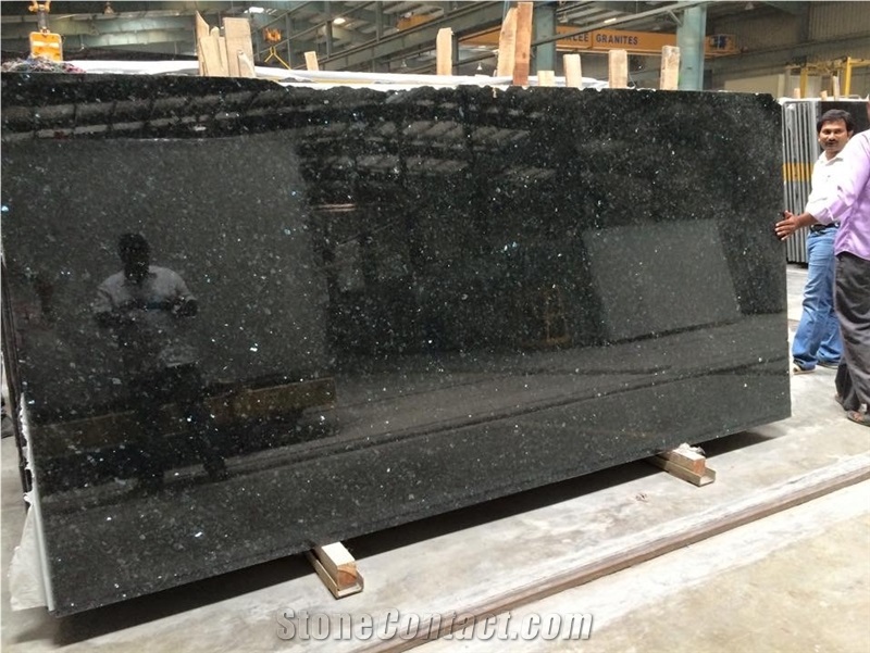 Black Galaxy Granite Slabs