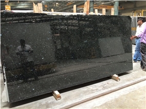 Black Galaxy Granite Slabs
