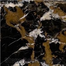 Black and Gold Marble Slabs & Tiles