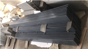 China Black Basalt Honed Window Sills,Thresholds
